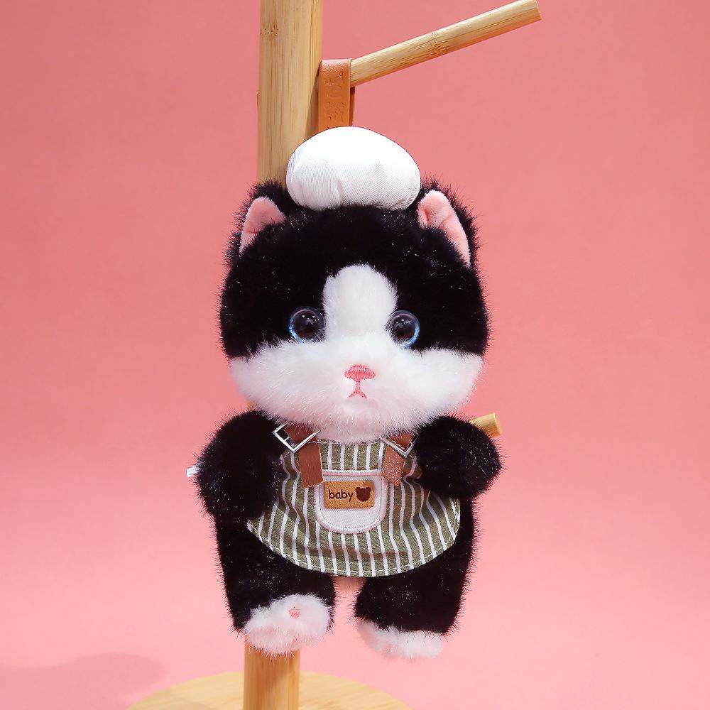 Calico Cat Plush Doll Keychain - Cute & Comforting Birthday Gift