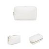 Portable Makeup Brush Tool Storage Bag with Zippered Corduroy Solid Color Cosmetic Bag Large Capacity Zippered Purse