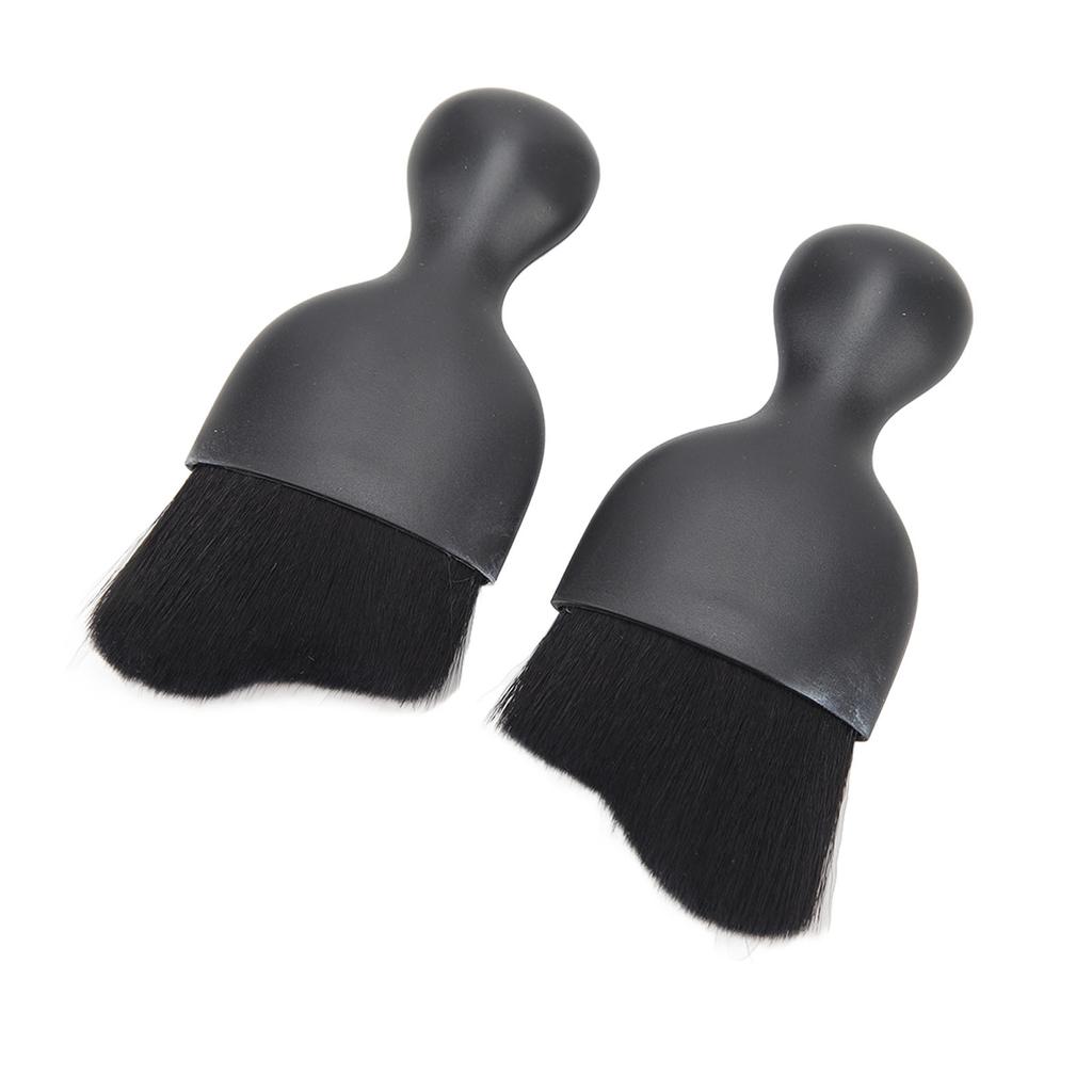 2Pcs Car Interior Detailing Dust Brush   Conditioner Vent Crevice Dust Removal Brush Clning Tool