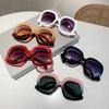 Oversized Round Sunglasses Stylish Vintage Candy Color Frame Women Eyewear  New Brand Design Gradient UV400 Shades