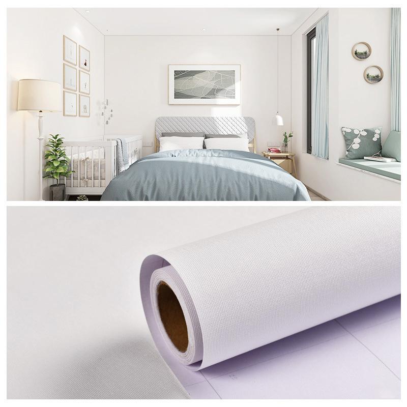 

Однотонная самоклеящаяся водонепроницаемая мебель для украшения спальни гостиной отремонтированная наклейка фоновая бумага для обоев 60cm *20 m