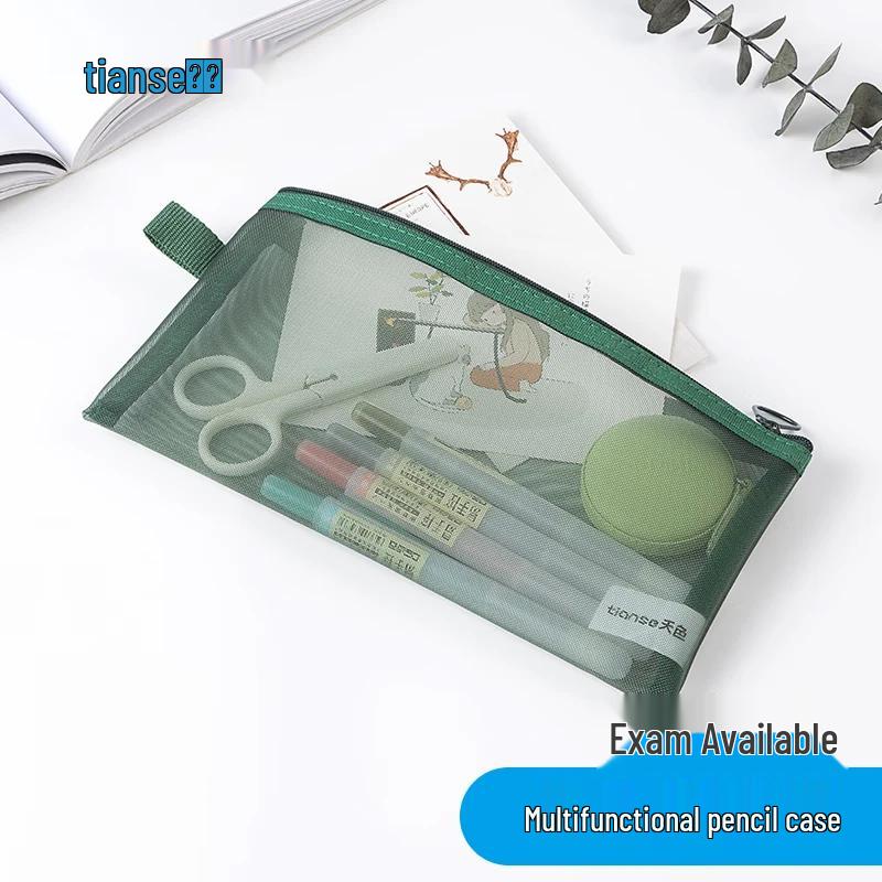 Tianse Transparent Mesh Pencil Case Single Pack