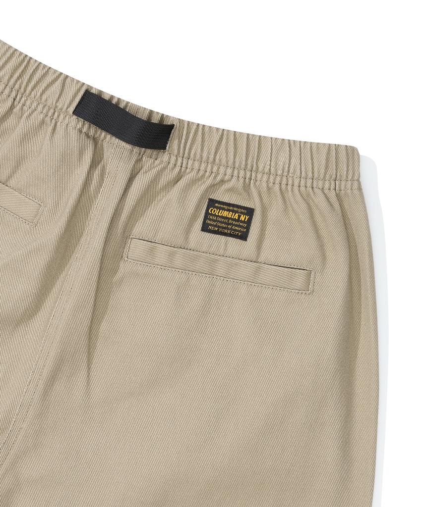 COLUMBIA UNIVERSITY M-Label Loose-Fit Belted Pants Beige