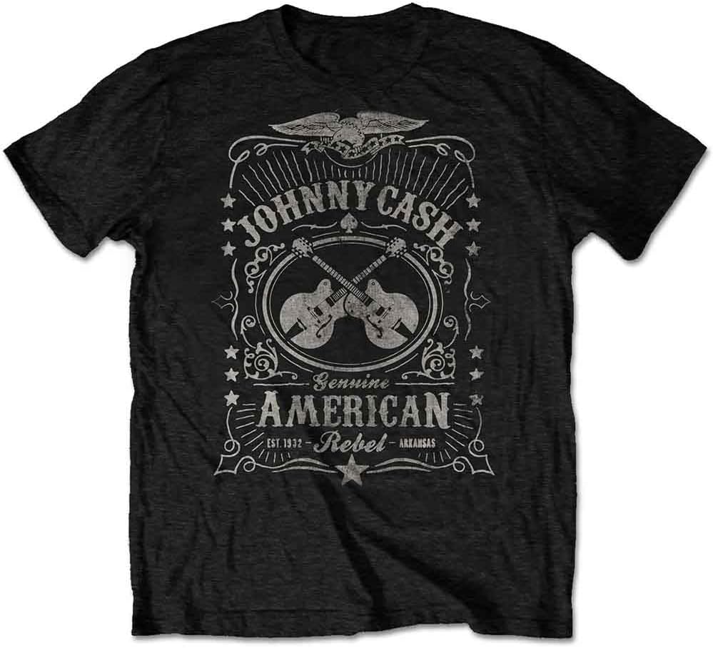 

Johnny Cash T Shirt American Rebel Official Mens S разноцветный