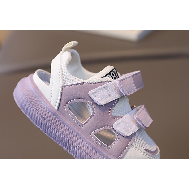 Kids Shoes Summer Children's Sport Sandals Boys' Breathable Mesh Shoes Korean Style Girls' Hollow-out Sneakers Baby Shoes Small Kids