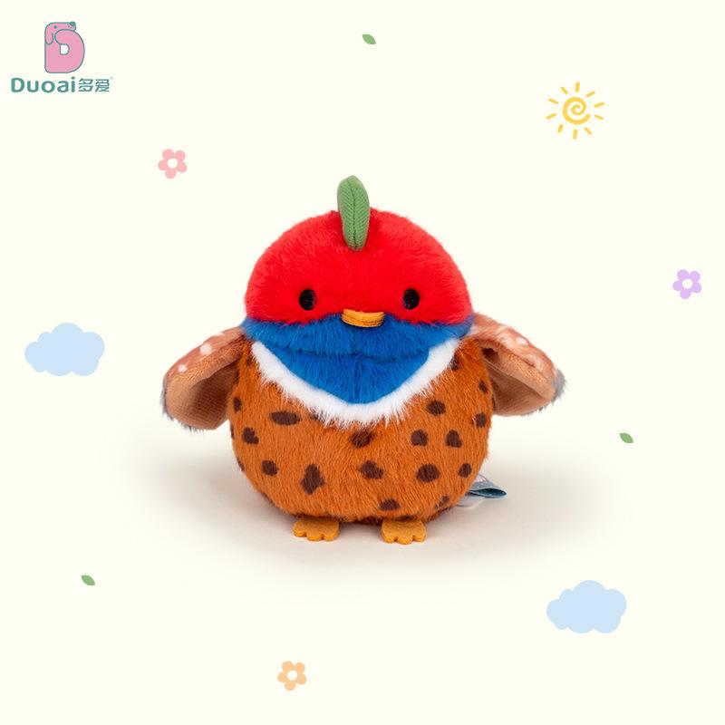 Sparvfågel gosedjursbokväska hänge söt fågel fågel handdocka nyckelring hänge docka