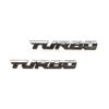 Turbo Turbo Emblem (Set of 2) TURBO Sticker Turbo Car Car 3D Letter English