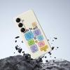 For Samsung Galaxy S25 Case Colored Sticky Notes Pattern Printing Straight Edge TPU Phone Back Cover