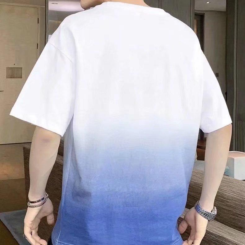 Men Fashion Short Sleeve 3d Print T Shirt Round Neck Summer Plus Size Tees