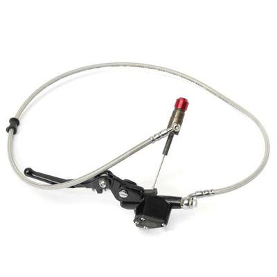 Zwarte Hydraulische Koppelingshendel Hoofdcilinder Pit Dirt Bike 7/8'' 1200mm Opvouwbaar