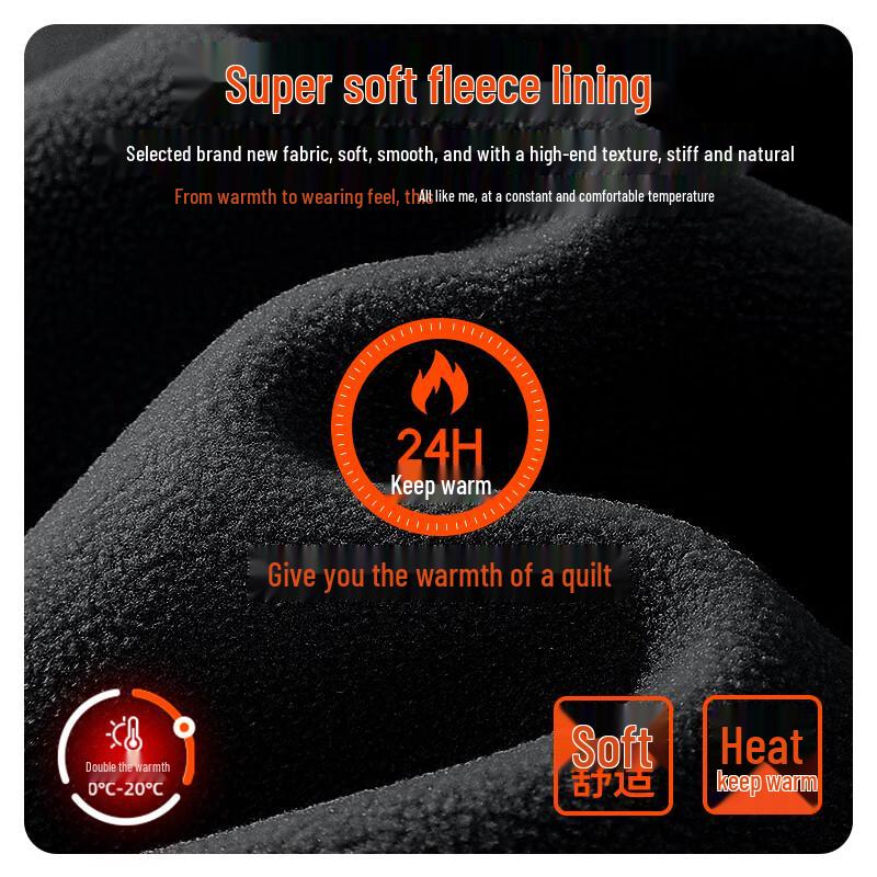 Baleno Men's S&K Fleece-Lined Winter Softshell Straight-Leg Pants