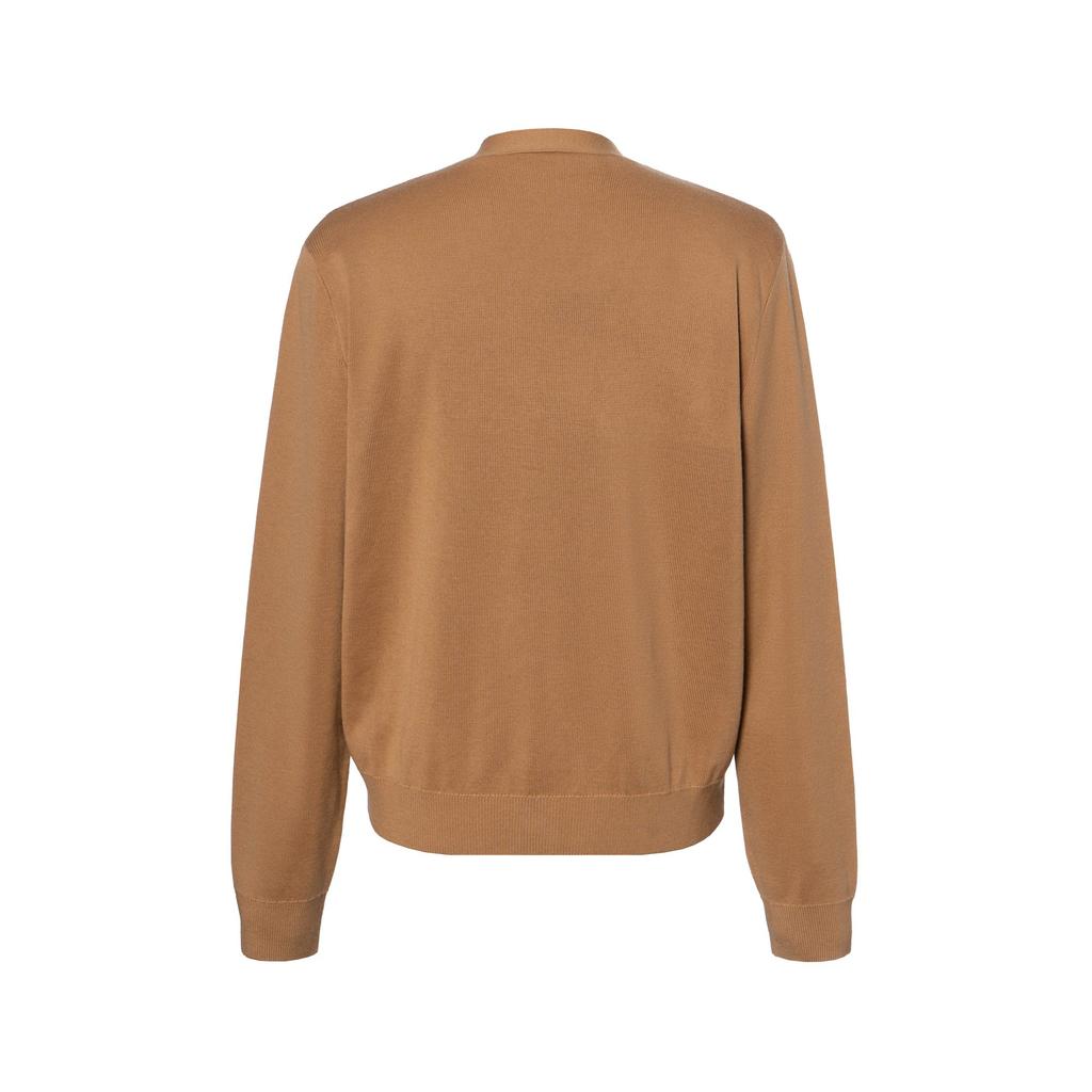 GUCCI Sweaters Men's Brown V Neck Moderate 716148-XKCLO-2668