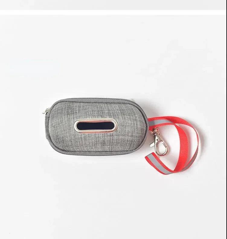 New Pet Dog Poop Bag Dispenser Pick-Up Bags Holder with Rope Outdoor Cleaning Waste Garbage Box Waste Bags Cleaning Supplies