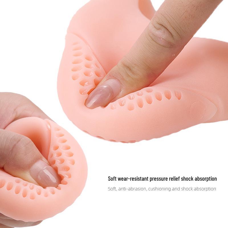 Silicone Toe Pad for Dance: Thick, Breathable, Shock-Absorbing Pointe Shoe Forefoot Protection.