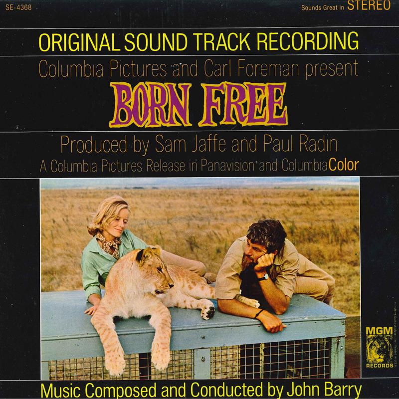 

LP Record OST - Born Free SE4368 MGM 1966 US Soundtracks & Musicals Used