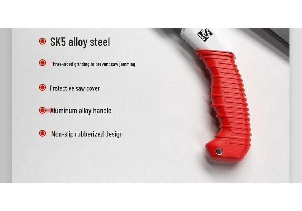 Great White Shark High Manganese Steel Hand Saw: Sharp Tree Sawing Tool