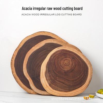 Creative Solid Wood Acacia Chopping Board - Original Natural Cut for Fruits