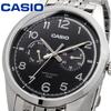 Silver X Overseas Model Multi-Calendar Watch, 7-Link Strap, Men's, Black, MTP-E340D-1AV