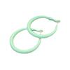 Portable Sturdy Alloy Round Earrings Jewelry Accessory for Fashionable Women Ladies Versatile for Various Occasions
