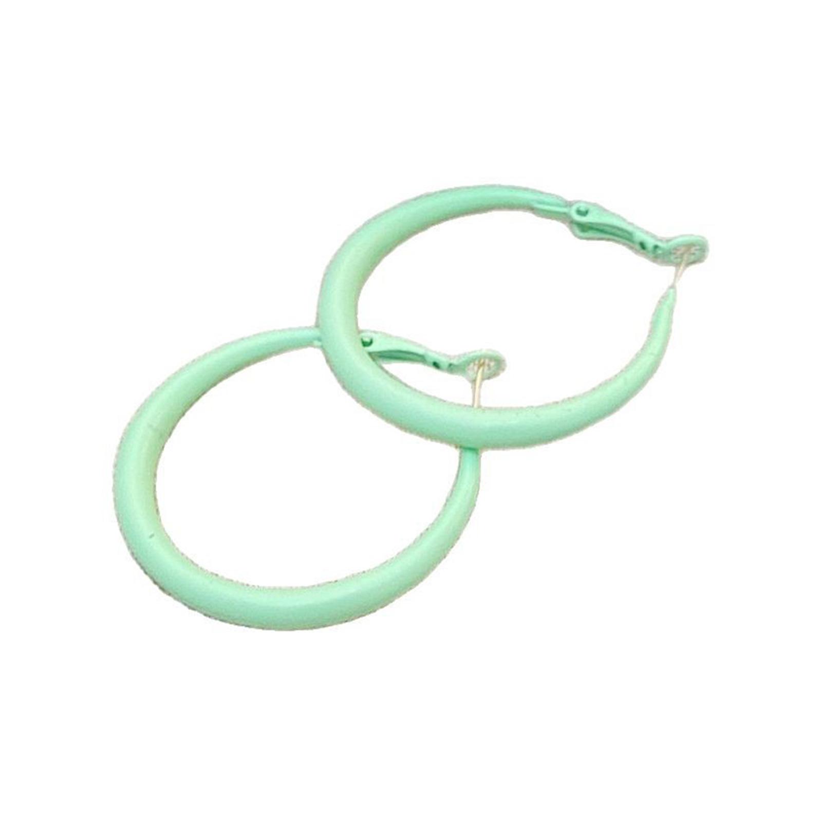 

Элегантные красочные круглые серьги, прочные сплавные дизайны для модных женщин, подходят для ежедневных поездок на работу и вечерних мероприятий 1 зелёный