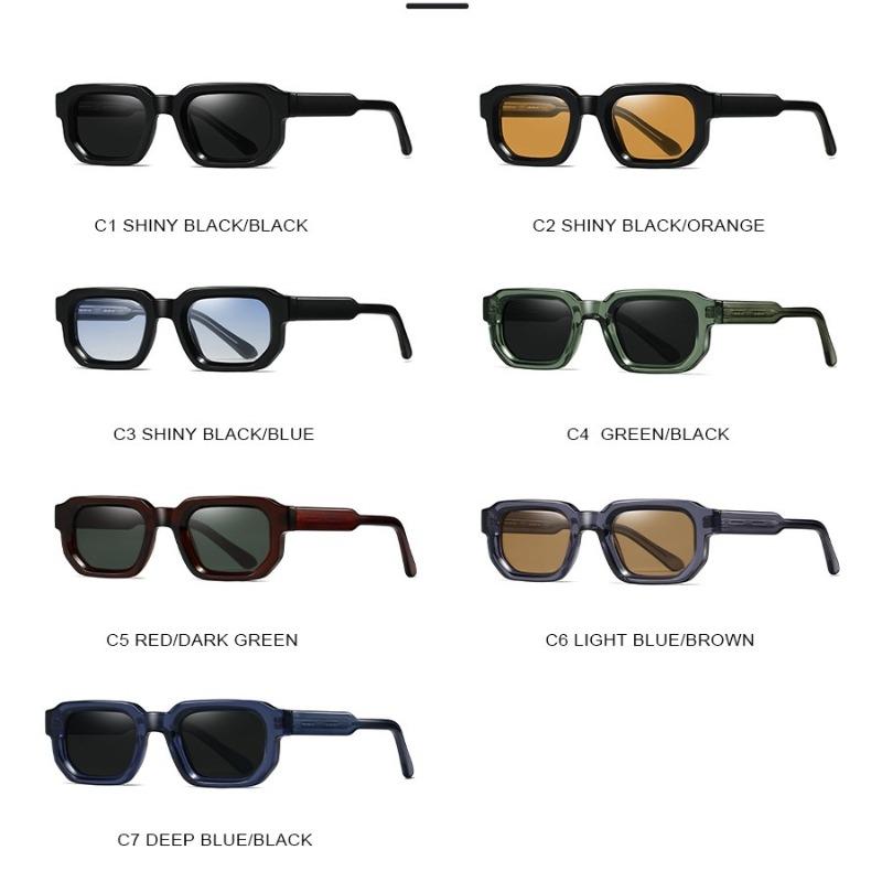 Vintage Punk Square Sunglasses Women For Men Fashion Luxury Brand Design Shades Outdoor Driving Popular Male Classic Sun Glasses