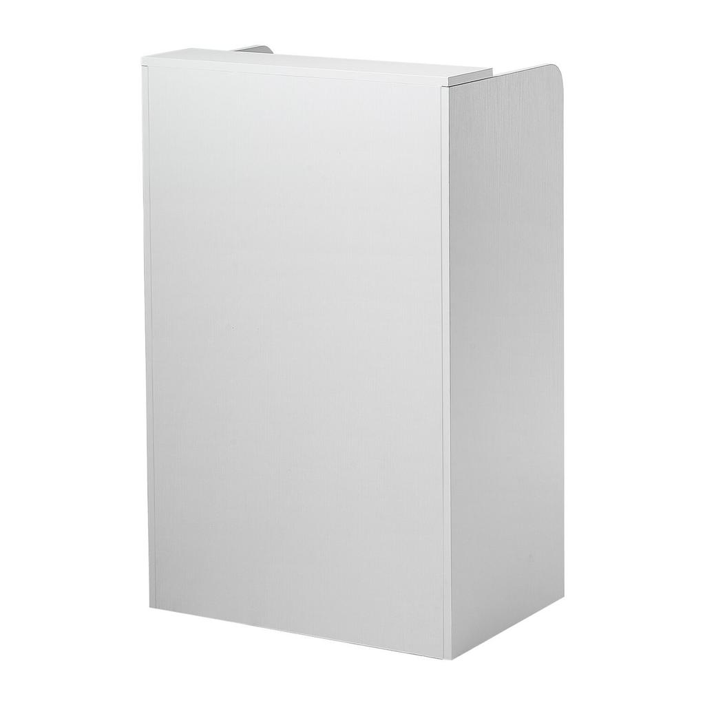 Reception Desk, 60 Cm Rectangular Front Counter Table, Modern Office Reception Desk with Drawer, Small Minimalist Retail Counter Table for Checkout,