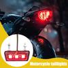Motorcycle Tail Light Motorcycle License Plate Driving Light Quick-Release Vibration-Resistant Rear Lamp Waterproof Brake