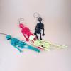 1PC Scary Skeleton Model Halloween Toy Key Chain Plastic Buckle Key Rings Multi Color Gift Party