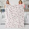 Hello Kitty Flannel Blankets - Soft Cartoon Throw for Couch Bed, All-Season Plush for Kids Adults