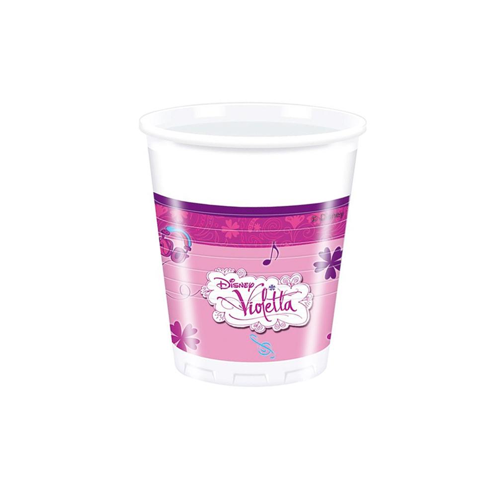 Plastový kelímek na párty Violetta 200 ml (Balení po 8)