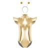 Girls Cosplay Alien Robot Costume Outerspace Astronaut Role Play Full Length Bodysuit with Hair Hoop Roleplay Party Costumes