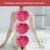 Cervical Acupressure Massager Ergonomic Neck Massage Pad Dredging Acupuncture Point Back Massage Pillow Relieve Low Back Pain