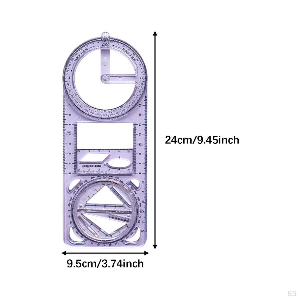 Geometryczne linijki narzędzie do rysowania i mierzenia szablon nauczanie matematyki do klasy