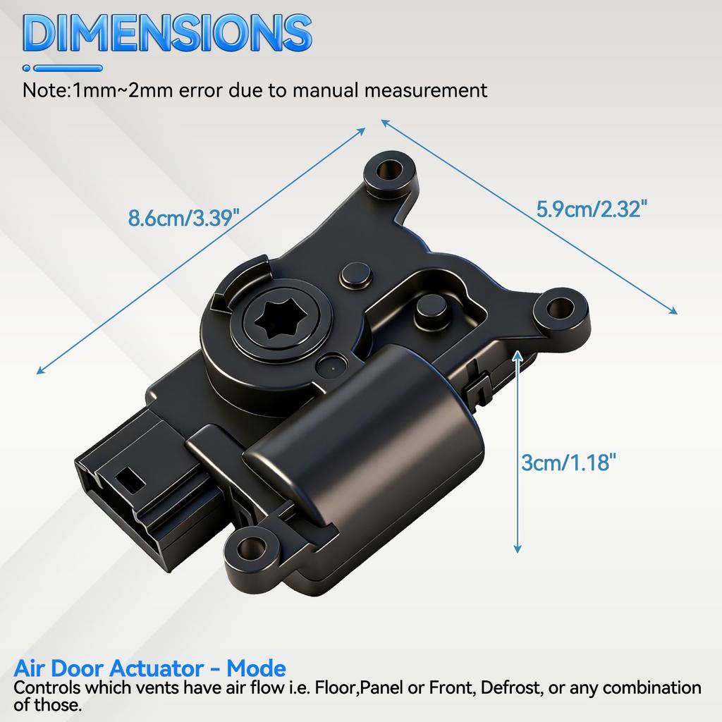 HVAC Heater Blend Air Door Control Actuator For A3 A4 Q2 TT Seat Ateca Leon Skoda Karoq Octavia VW Arteon Golf Passat Tiguan Touran 5Q0907511A