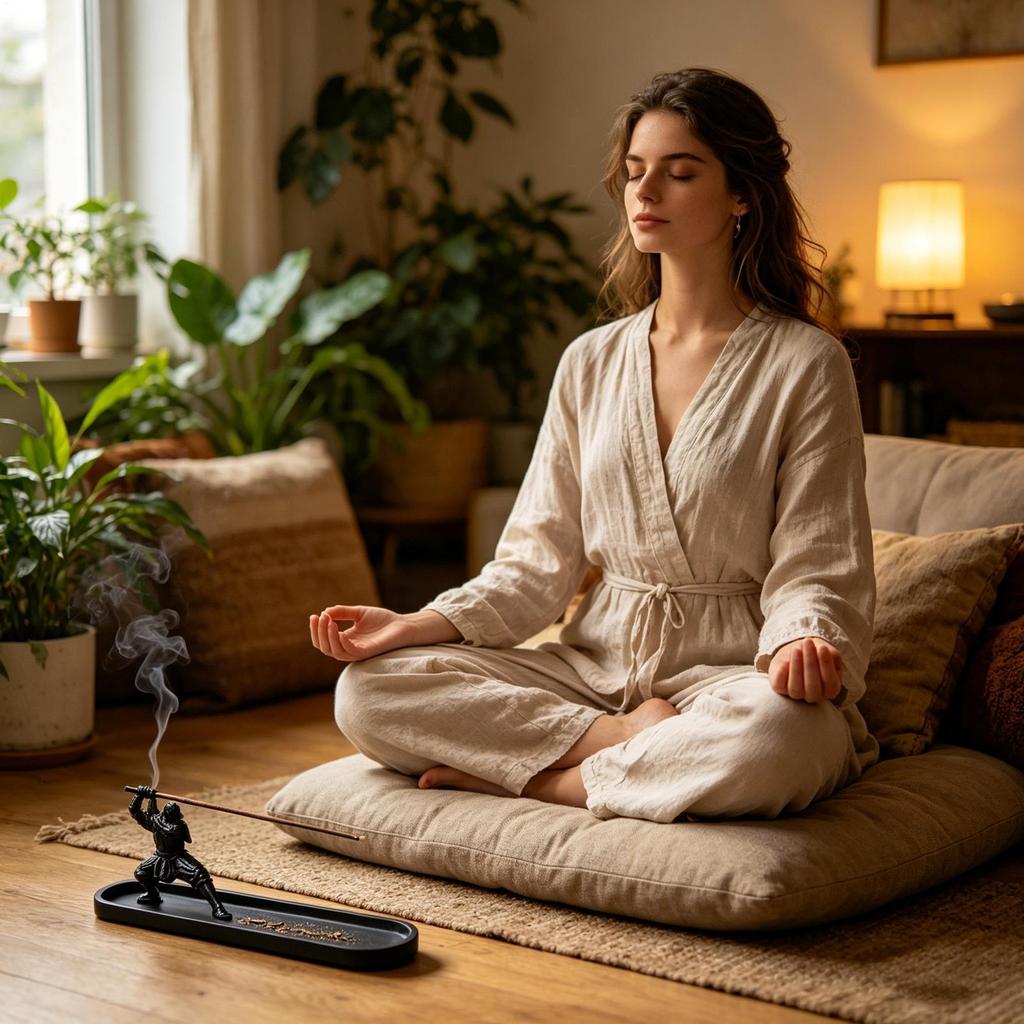Samurai Räuchergefäß Japanische Neuheit Ascheauffangbehälter Räucherstäbchenhalter Für Zuhause Wohnzimmer Schlafzimmer Yogaraum Büro