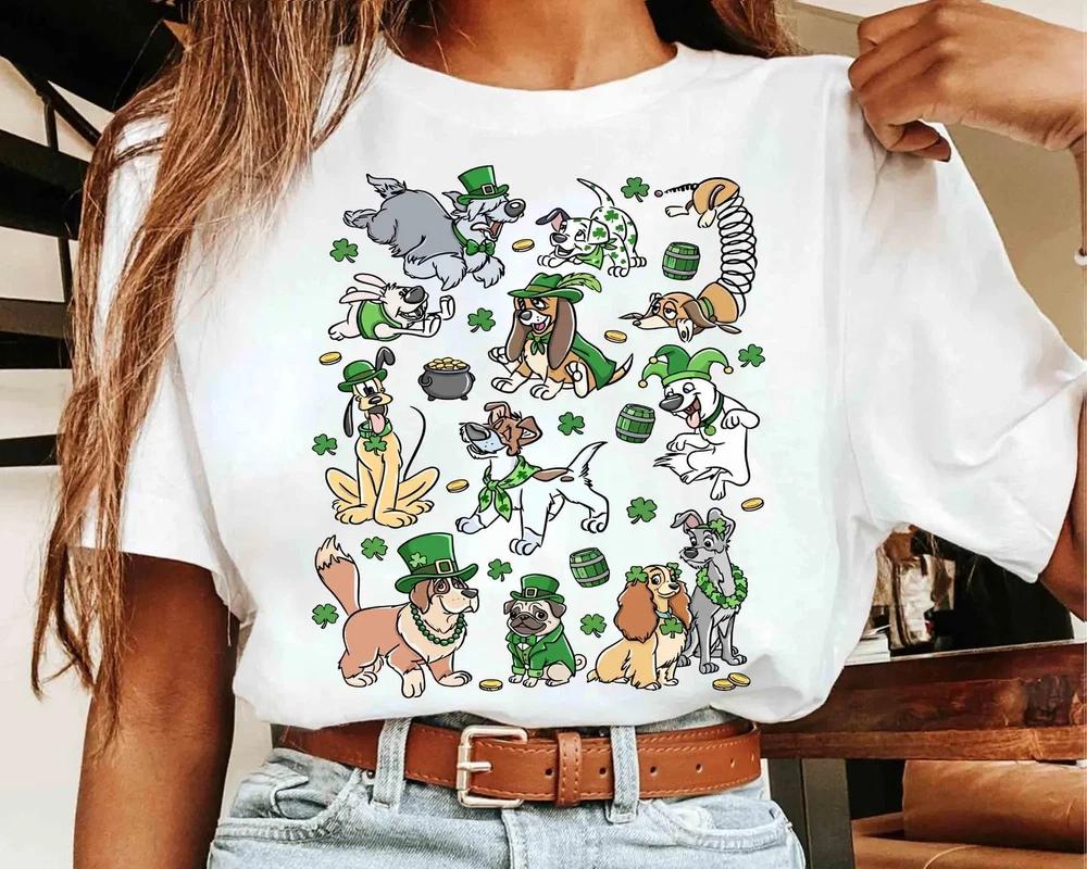 Dogs Happy St Patricks Day 2026 Tshirt S