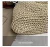 Holiday Style Straw Woven Bag: Large Capacity, Trendy Single Shoulder with Personalized Strap for Women