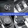 BRT1 VW GTI GOLF Car Sticker 1/2/5/10pcs 3D Car Logo Stickers Letter Car Stickers Interior Decoration For Volkswagen Tharu R Polo T5 xh2