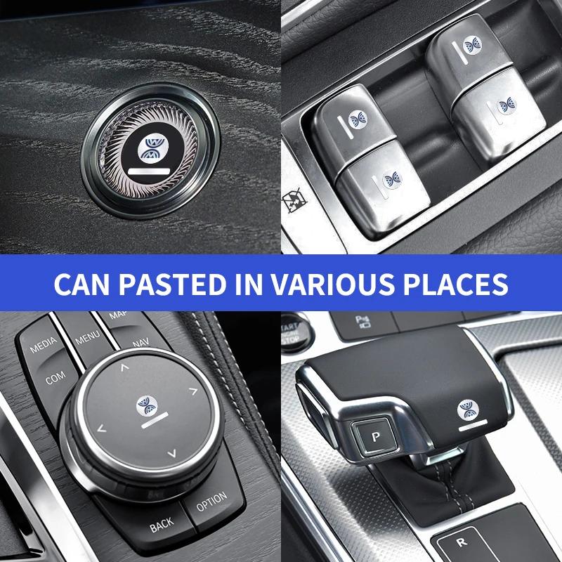 BRT1 VW GTI GOLF Car Sticker 1/2/5/10pcs 3D Car Logo Stickers Letter Car Stickers Interior Decoration For Volkswagen Tharu R Polo T5 xh2