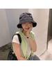 Denim Bucket Hat For Women Sun Protection Casual Korean Style Spring Summer Autumn