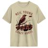 Neil Young Crazy Horse Zuma T-shirt Été Harajuku T-shirts 100% Coton Grande Taille Hauts Manches Courtes Hauts Vintage