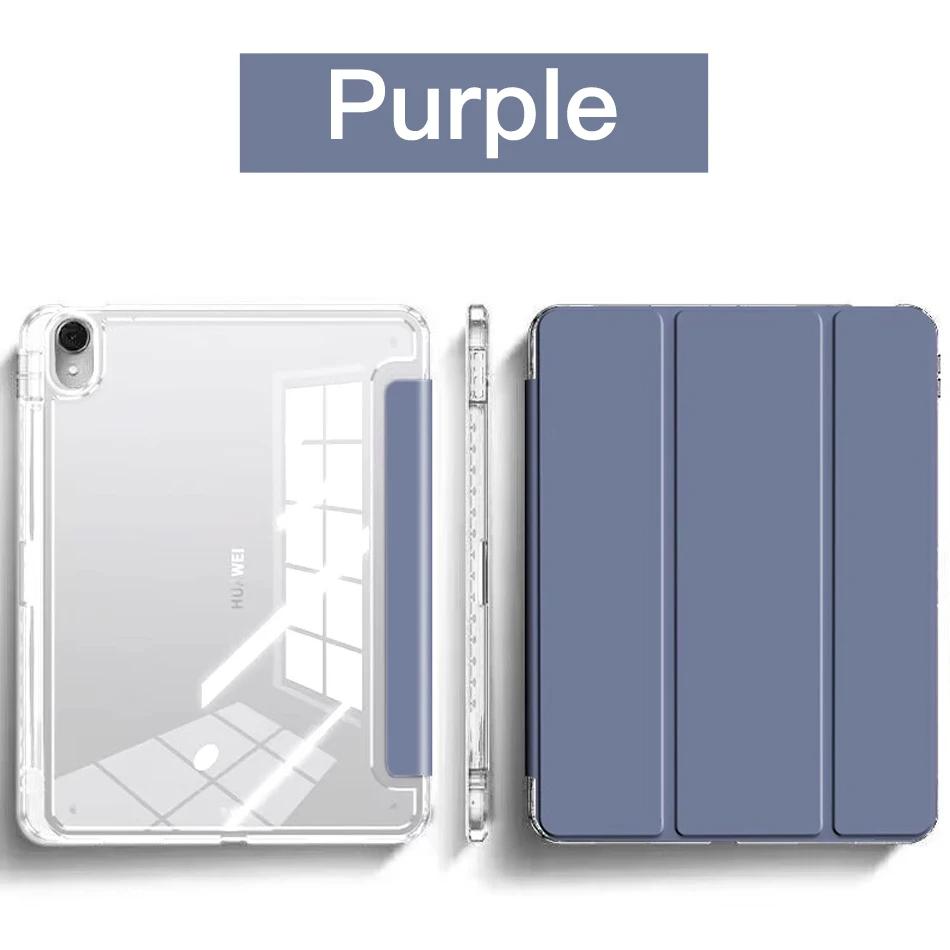 Z TriFold Stand Clear Pencil Holder Tablet Case for IPad 12th A18 11th A16 M5 M4 Pro Air 11 13 12.9 M3 M2 Air 4 5 2025 Mini 7 6 8.3 Cover