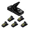 6 PIÈCES Pièges à Souris Réutilisables en P-lastique Intelligents Pièges Rapides pour Souris pour Intérieur/Extérieur Animaux Domestiques Rongeurs Campagnols Hamsters Taupes