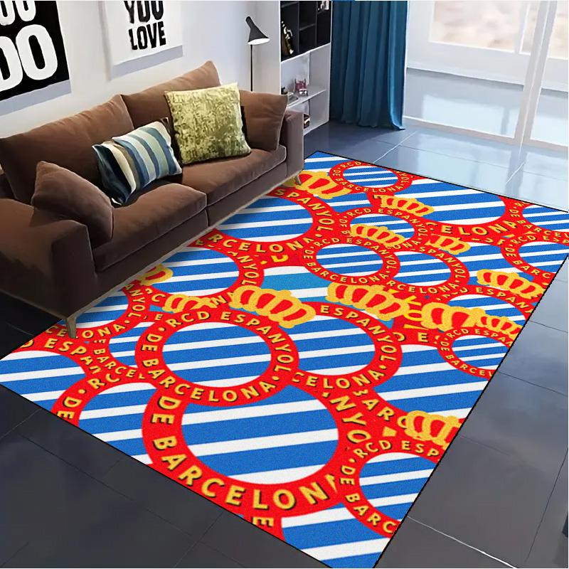 Espanyol Carpet Rug for Living Room Bedroom Home Sofa Decoration,Kids play Non-slip Floor Mat