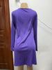 2026 Trendy European & American Style Long Sleeve Pocket Dress with Hot Stamping
