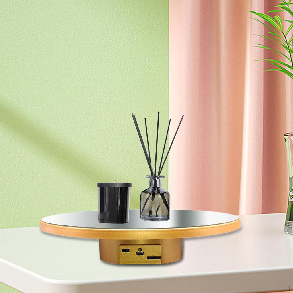 Elektryczny Motorowy Stół Obrotowy, Wielofunkcyjna Automatyczna Taca Ekspozycyjna na Prezenty, Obracana Taca Okienna.