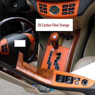 Adesivo de Console de Câmbio de Fibra de Carbono para Hyundai Elantra 08-16