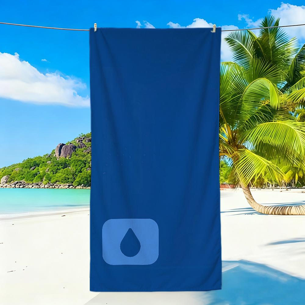 L-Lumon Industries Towel Sports Quick Dry Travel Camping Sandproof Soft Light Large Beach Towel