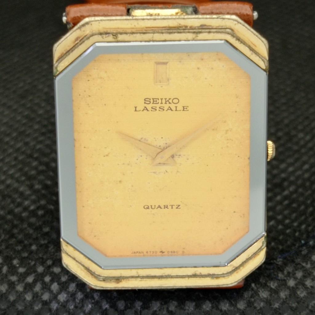 Gebrauchte Vintage-Herrenuhr „SEIKO LASSALE“ aus Japan, Quarz, 584a-a307439-9, SKU584a-a307439