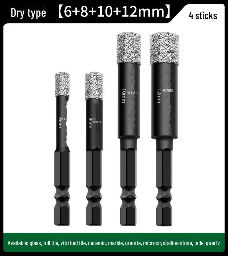 Green Forest Tile Drill Bit for Glass, Marble, and Ceramic